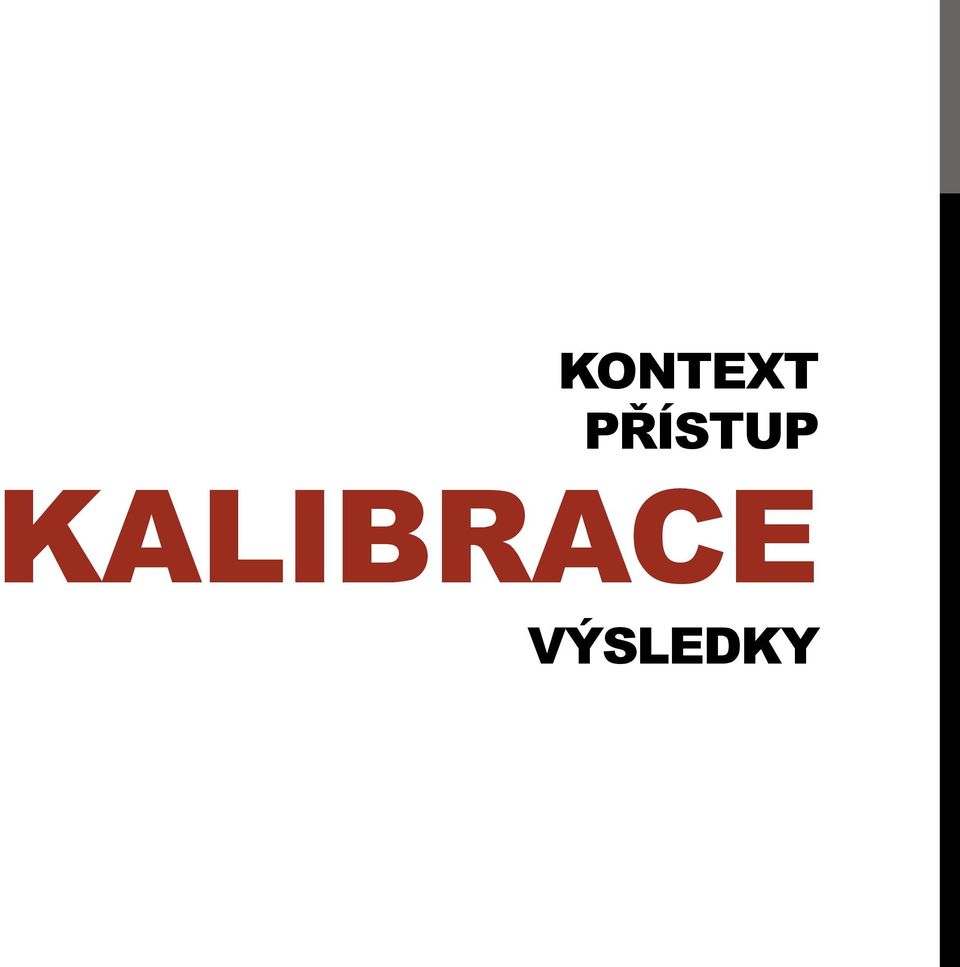 KALIBRACE