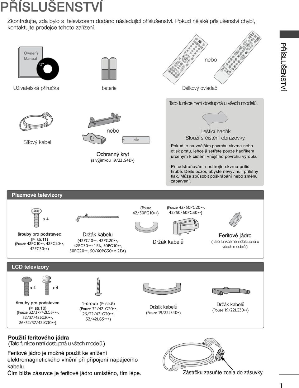 TV INPUT Owner's Manual nebo UÏivatelská pfiíruãka baterie Dálkov ovladaã INDEX RATIO TIME SLEEP HOLD REVEAL VOL PR FAV SUBTITLE UPDATE INFO i * EXIT RETURN AV MODE 5 6 7 8 9 0 Q.