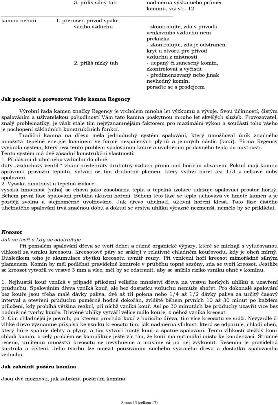přívod vzduchu z místnosti 2.