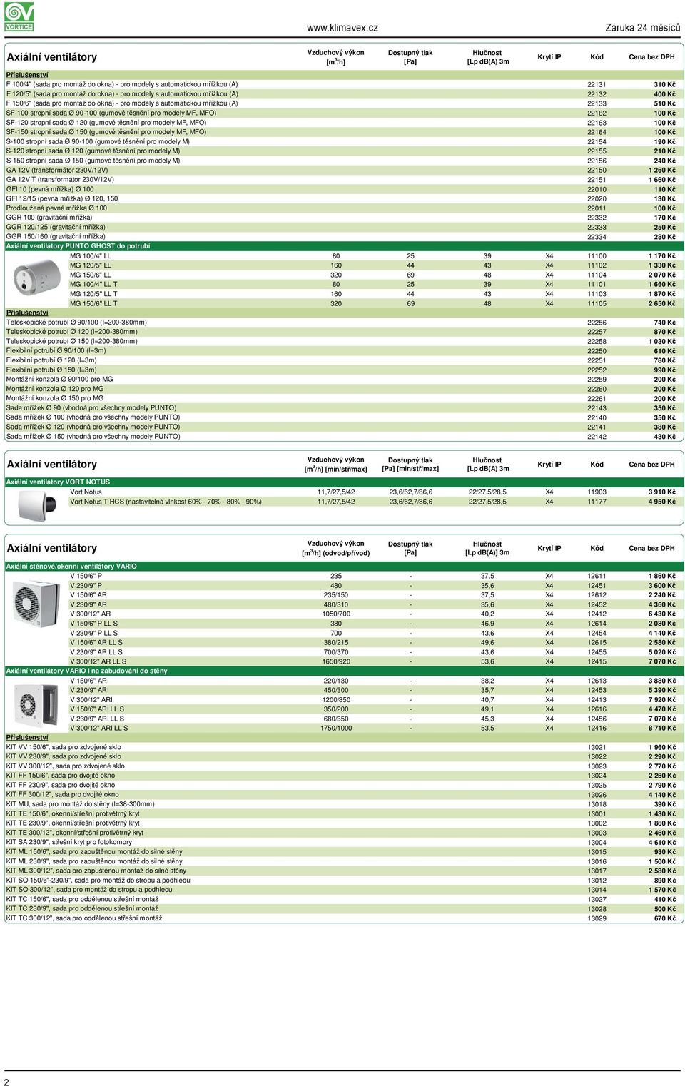 (gumové těsnění pro modely MF, MFO) S100 stropní sada Ø 90100 (gumové těsnění pro modely M) S120 stropní sada Ø 120 (gumové těsnění pro modely M) S150 stropní sada Ø 150 (gumové těsnění pro modely M)