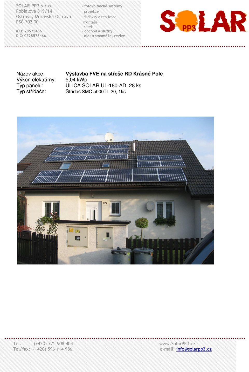 5,04 kwp ULICA SOLAR