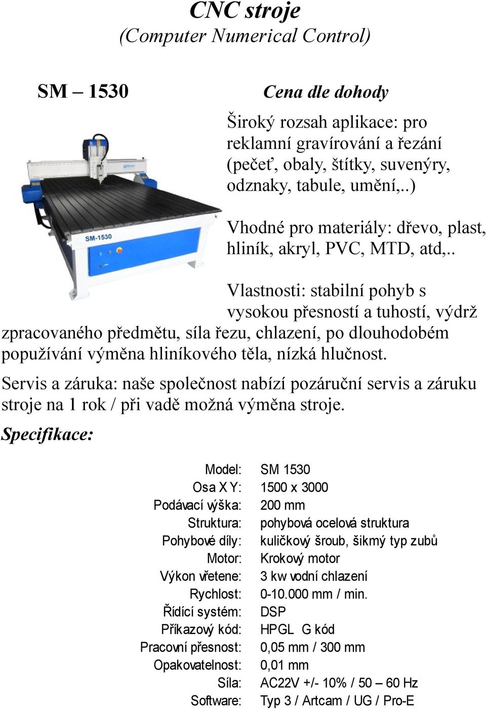 popužívání výměna hliníkového těla, nízká hlučnost.