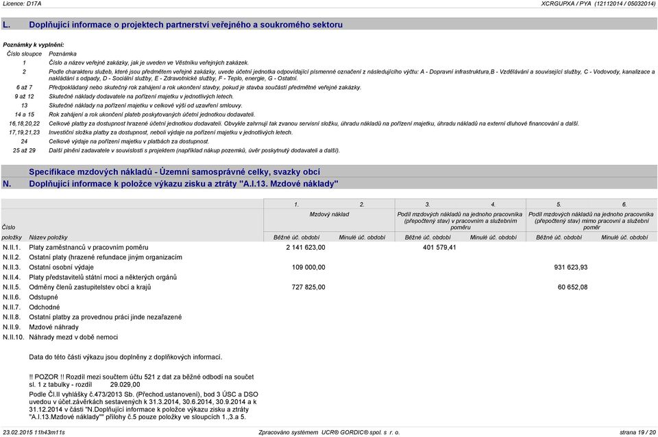 2 Podle charakteru služeb, které jsou předmětem veřejné zakázky, uvede účetní jednotka odpovídající písmenné označení z následujícího výčtu: A - Dopravní infrastruktura,b - Vzdělávání a související