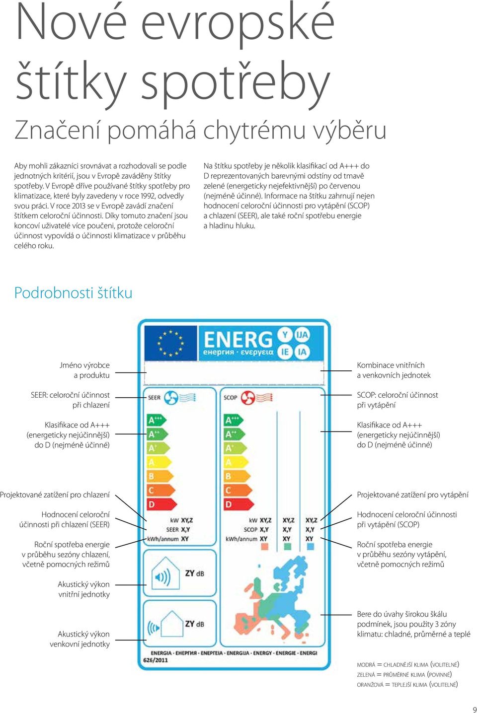 Díky tomuto značení jsou koncoví uživatelé více poučeni, protože celoroční účinnost vypovídá o účinnosti klimatizace v průběhu celého roku.