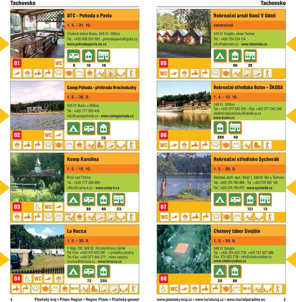 10. 349 01 Butov u Stříbra Tel.: +4 777 025 416 info@camppohoda.cz - www.camppohoda.cz 349 01 Stříbro Tel.: +4 377 042 315 - Fax: +4 377 042 248 vladimir.bejvancicky@skoda-js.cz www.butov.