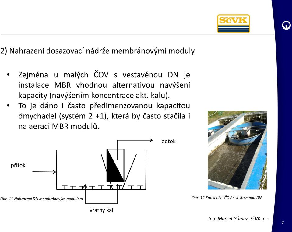 To je dáno i často předimenzovanou kapacitou dmychadel (systém 2 +1), která by často stačila i na