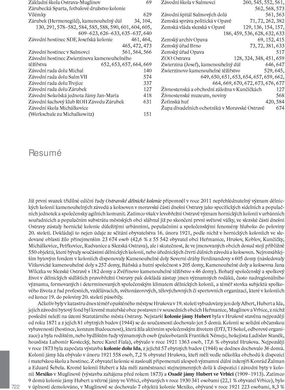 657, 664, 669 Závodní rada dolu Michal 140 Závodní rada dolu Salm VII 574 Závodní rada dolu Trojice 337 Závodní rada dolu Zárubek 127 Závodní Sokolská jednota Jámy Jan-Maria 418 Závodní šachový klub