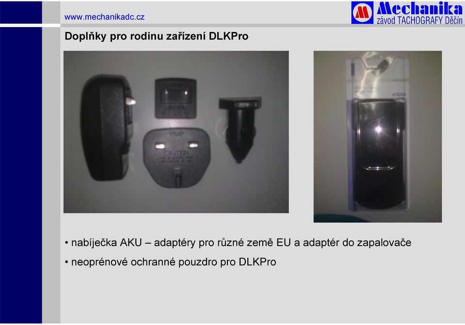 země EU a adaptér do zapalovače