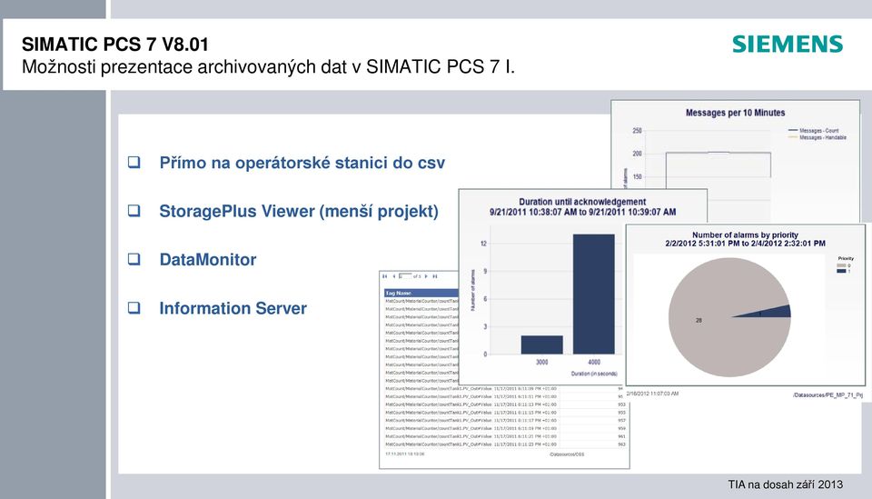 Přímo na operátorské stanici do csv