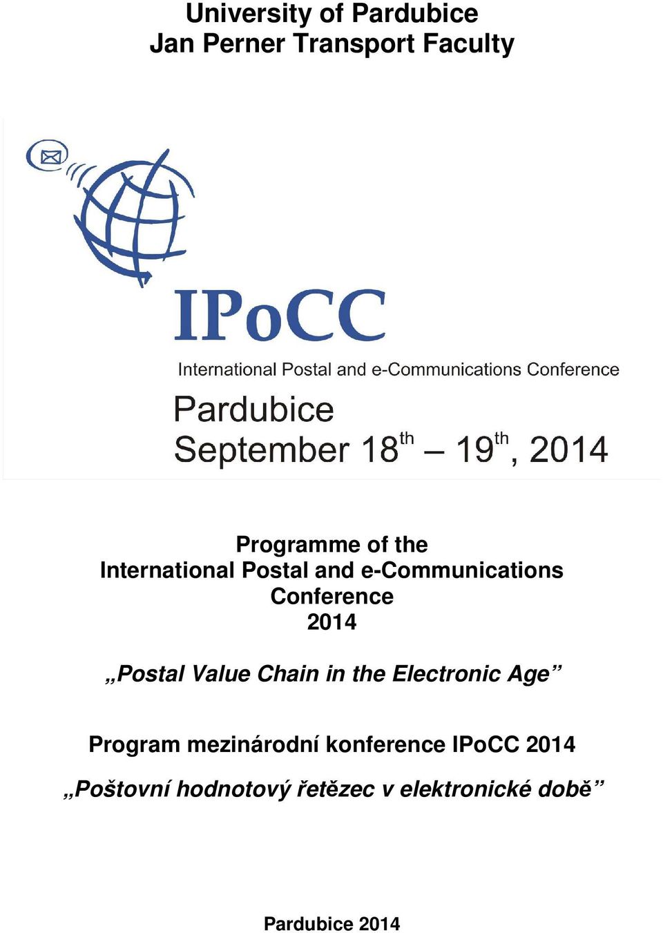 Postal Value Chain in the Electronic Age Program mezinárodní