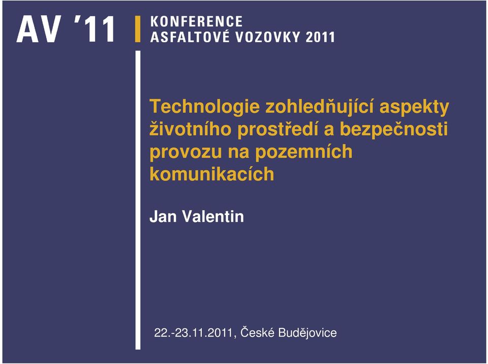 provozu na pozemních komunikacích