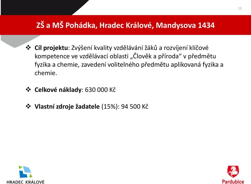 příroda v předmětu fyzika a chemie, zavedení volitelného předmětu aplikovaná