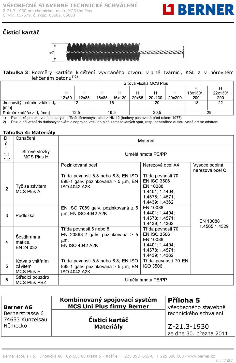 (budovy postavené před rokem 1977) 2) Pokud při vrtání do dutinových tvárnic neprojde vrták do plně zamaltovaných spár, resp. nezasáhne dutinu, vrtná drť se odstraní.