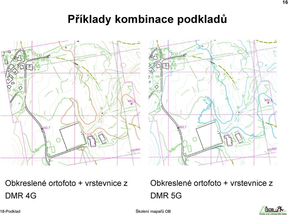 + vrstevnice z DMR 4G