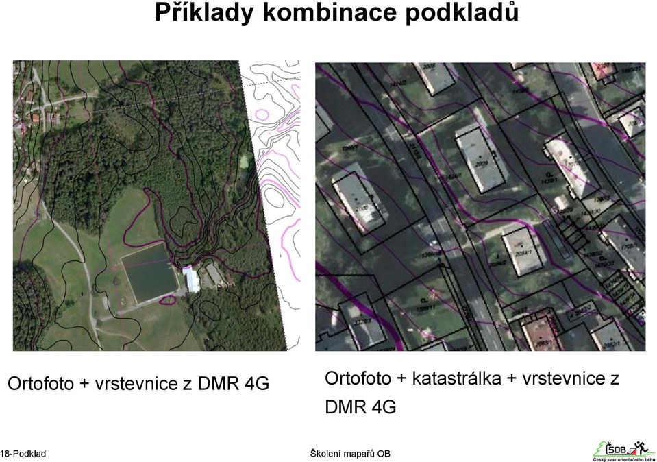 vrstevnice z DMR 4G