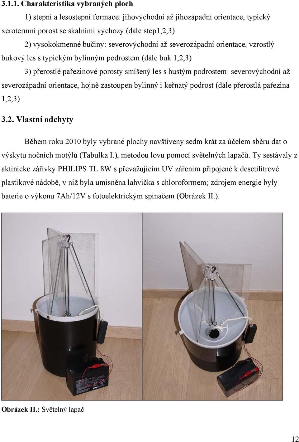 severozápadní orientace, hojně zastoupen bylinný i keřnatý podrost (dále přerostlá pařezina 1,2,