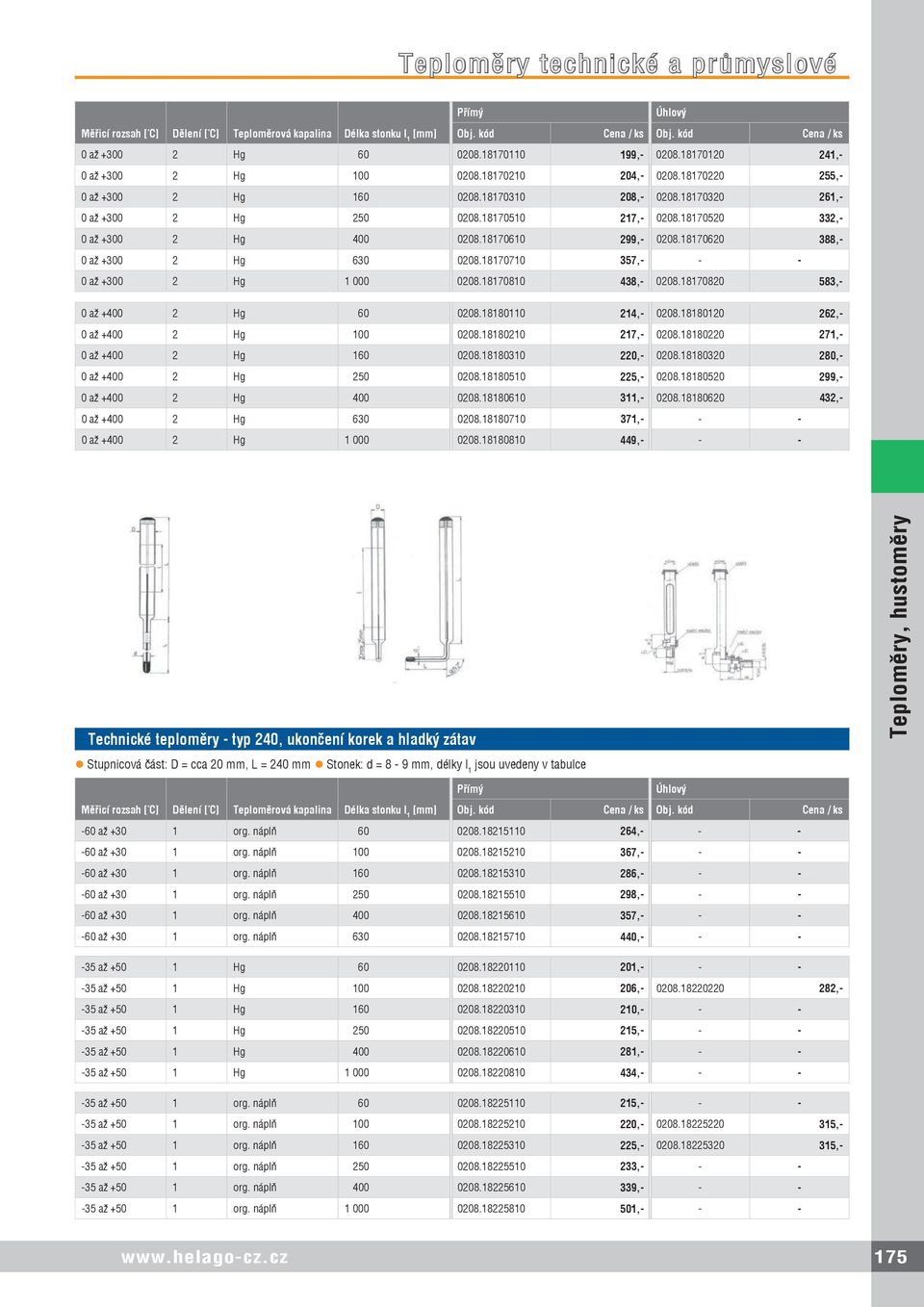 18170520 332,- 0 až +300 2 Hg 400 0208.18170610 299,- 0208.18170620 388,- 0 až +300 2 Hg 630 0208.18170710 357,- - - 0 až +300 2 Hg 1 000 0208.18170810 438,- 0208.