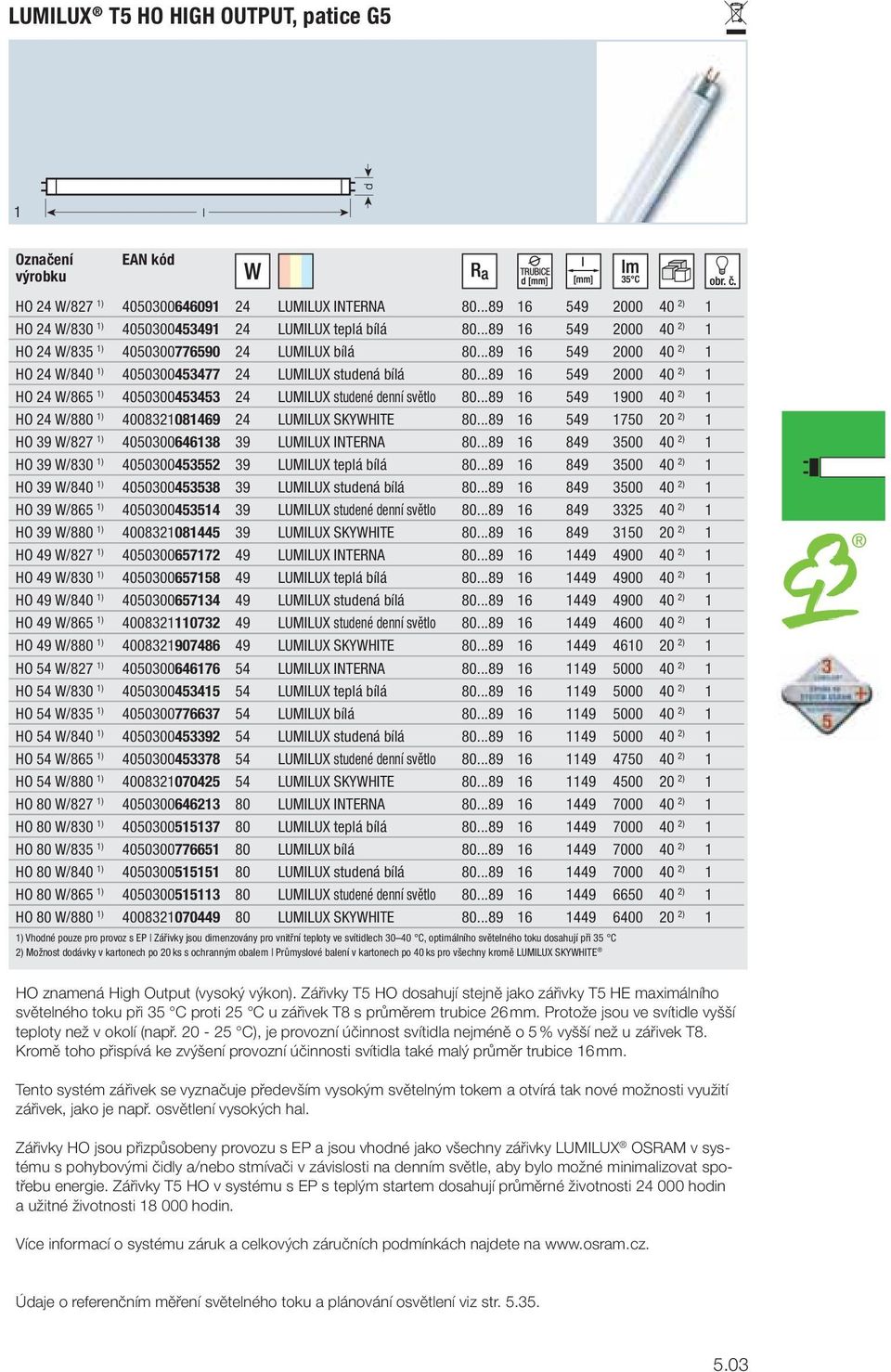 Lineární zářivky OBSAH - PDF Stažení zdarma