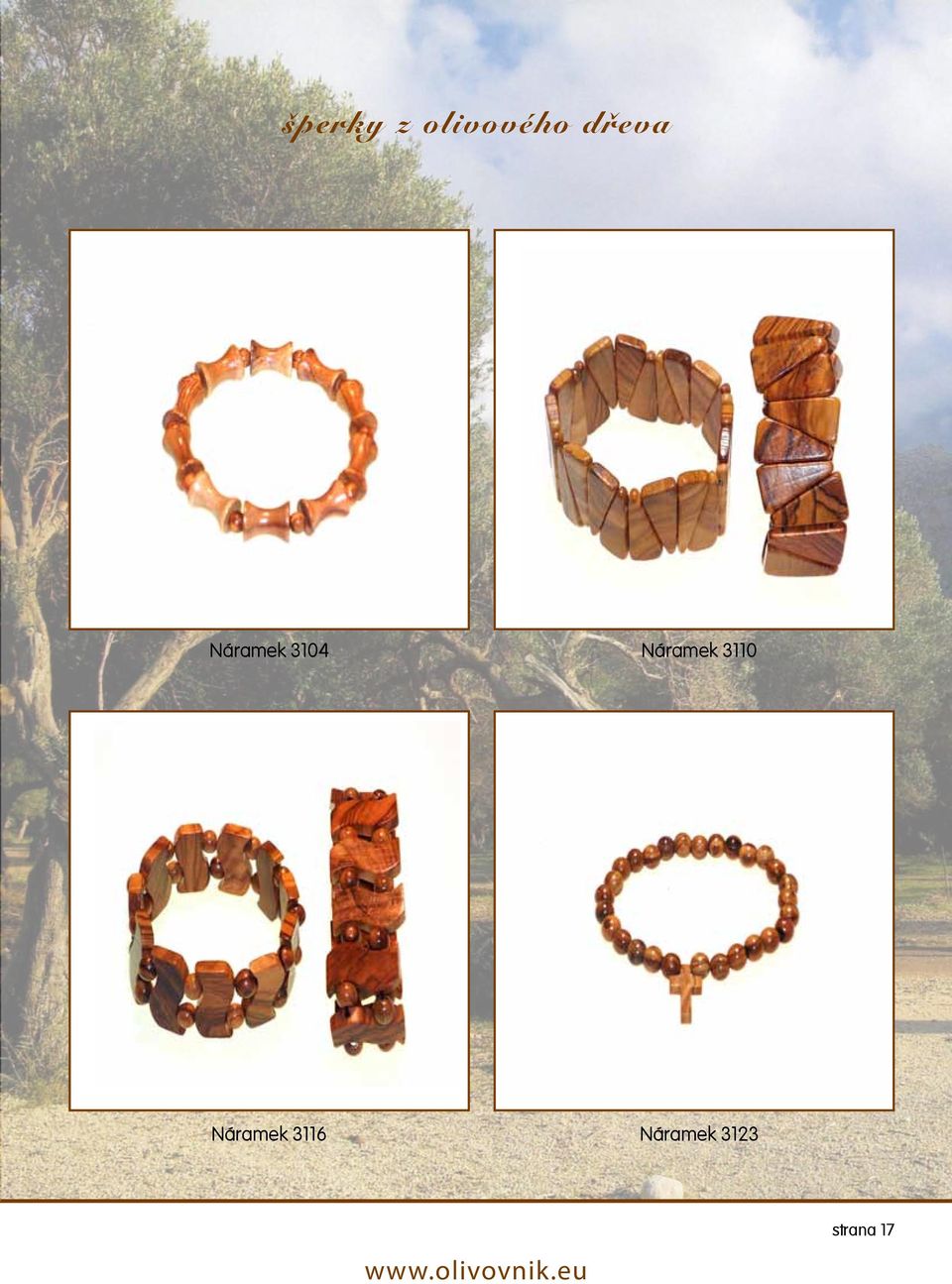 šperky z olivového dřeva - PDF Stažení zdarma