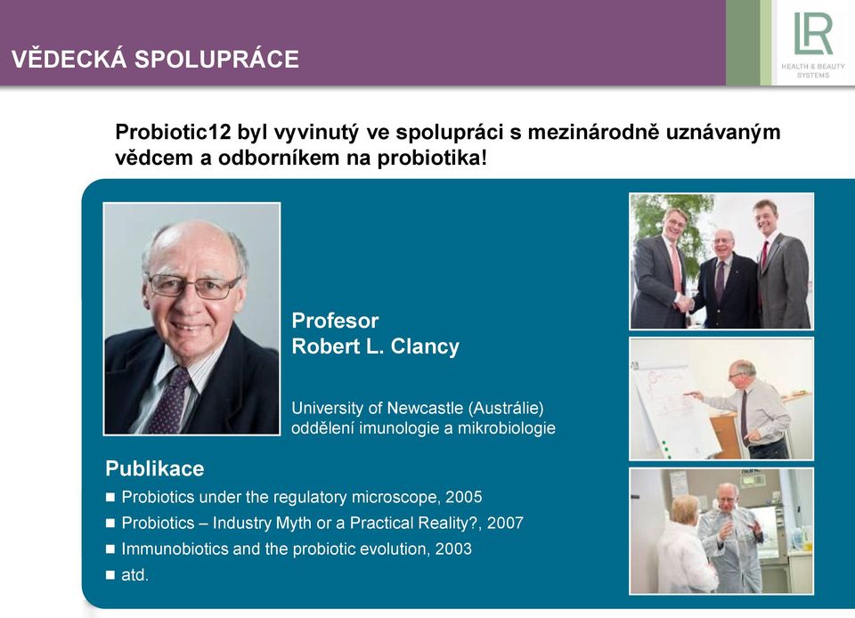 Clancy Publikace University of Newcastle (Austrálie) oddělení imunologie a mikrobiologie