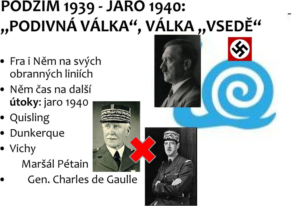 Něm čas na další útoky: jaro 1940 Quisling