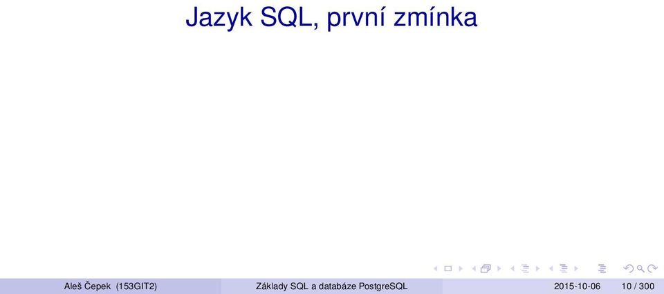 Základy SQL a databáze