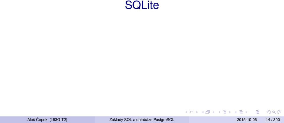 SQL a databáze