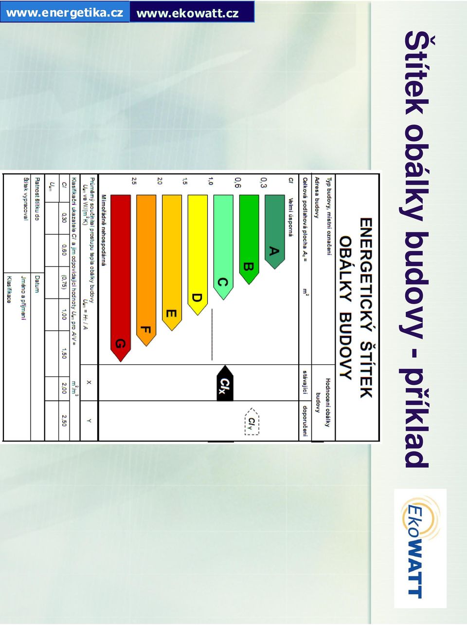 Energetický štítek obálky budovy - PDF Free Download