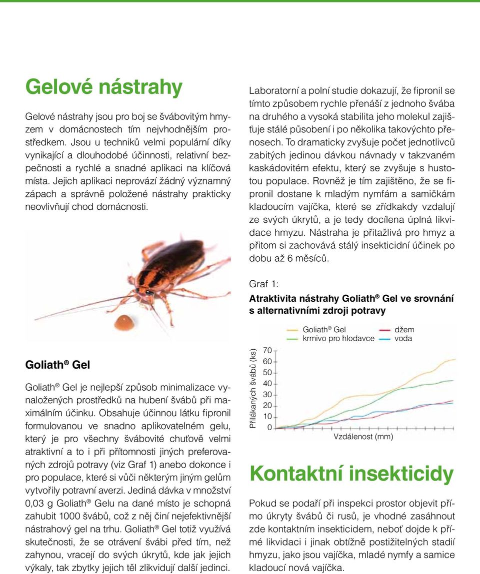 Jejich aplikaci neprovází žádný významný zápach a správně položené nástrahy prakticky neovlivňují chod domácnosti.