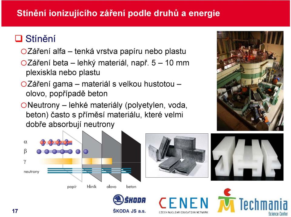 5 10 mm plexiskla nebo plastu ozáření í gama materiál s velkou hustotou t olovo,
