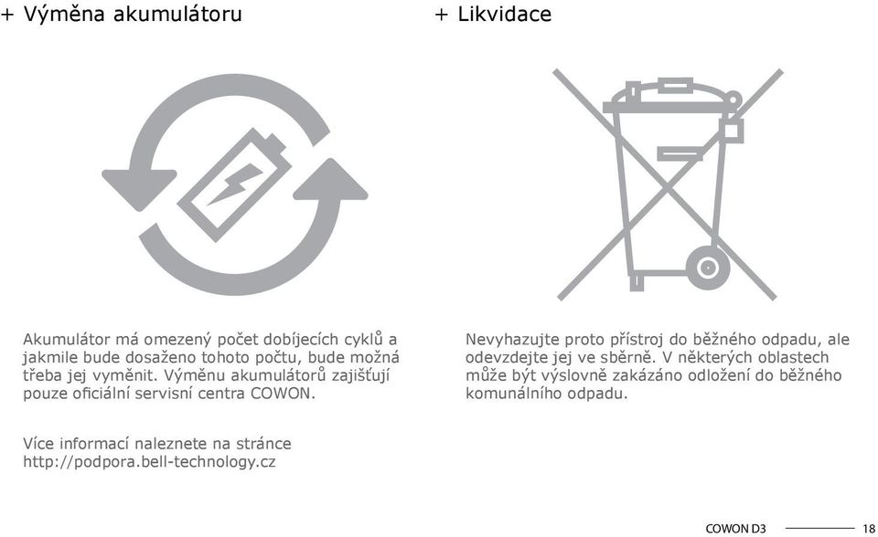 Nevyhazujte proto přístroj do běžného odpadu, ale odevzdejte jej ve sběrně.