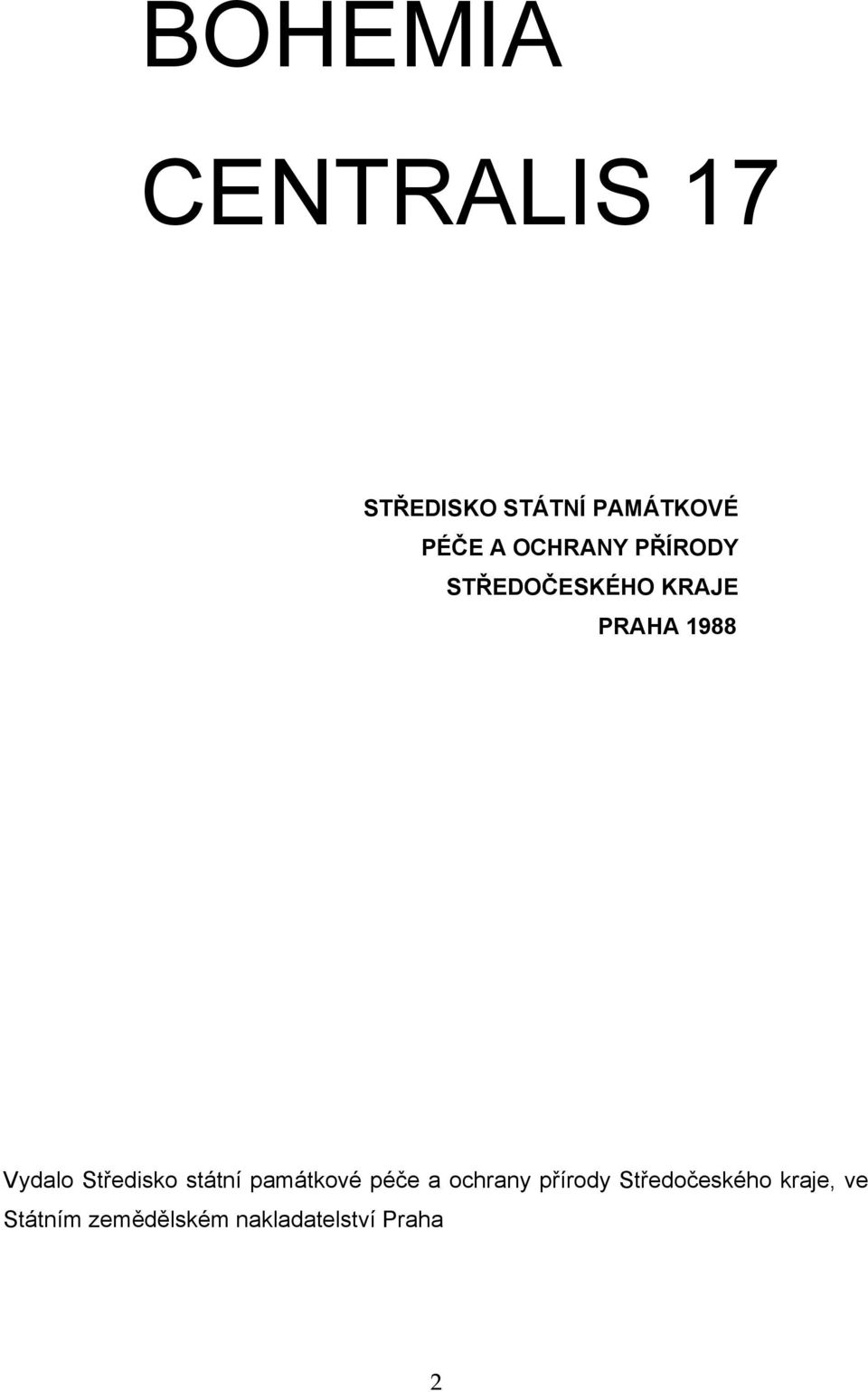Středisko státní památkové péče a ochrany přírody