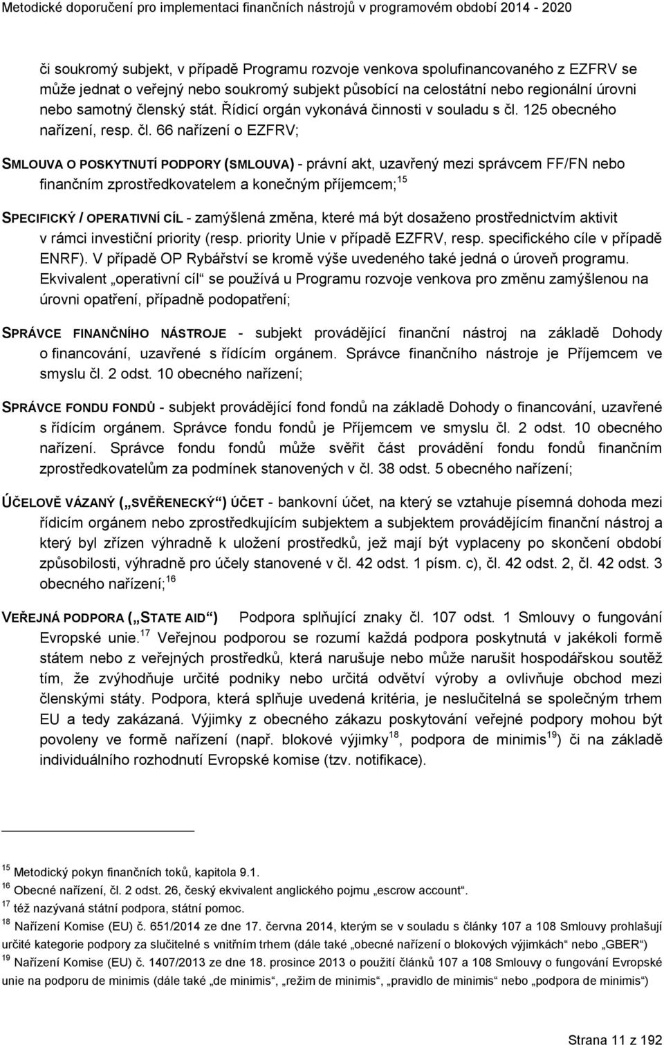 125 obecného nařízení, resp. čl.