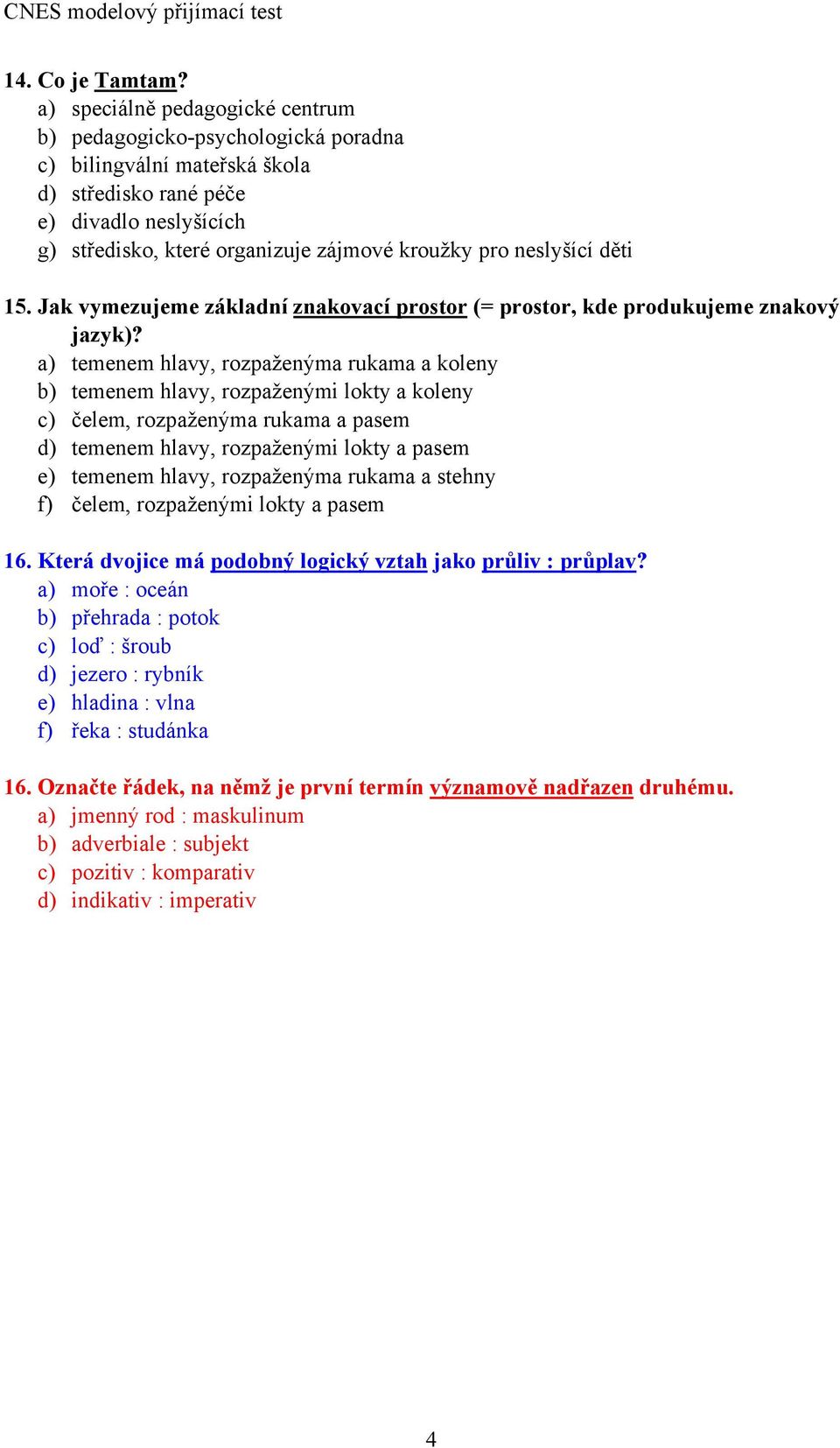 neslyšící děti 15. Jak vymezujeme základní znakovací prostor (= prostor, kde produkujeme znakový jazyk)?