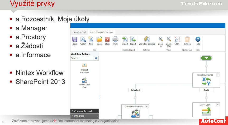informace Nintex Workflow SharePoint 2013 17
