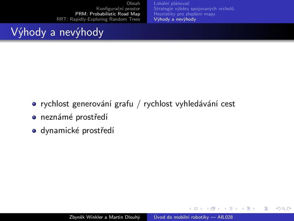 Výhody a nevýhody rychlost generování grafu /