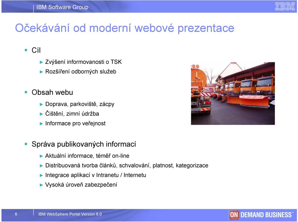 publikovaných informací Aktuální informace, téměř on-line Distribuovaná tvorba článků, schvalování,