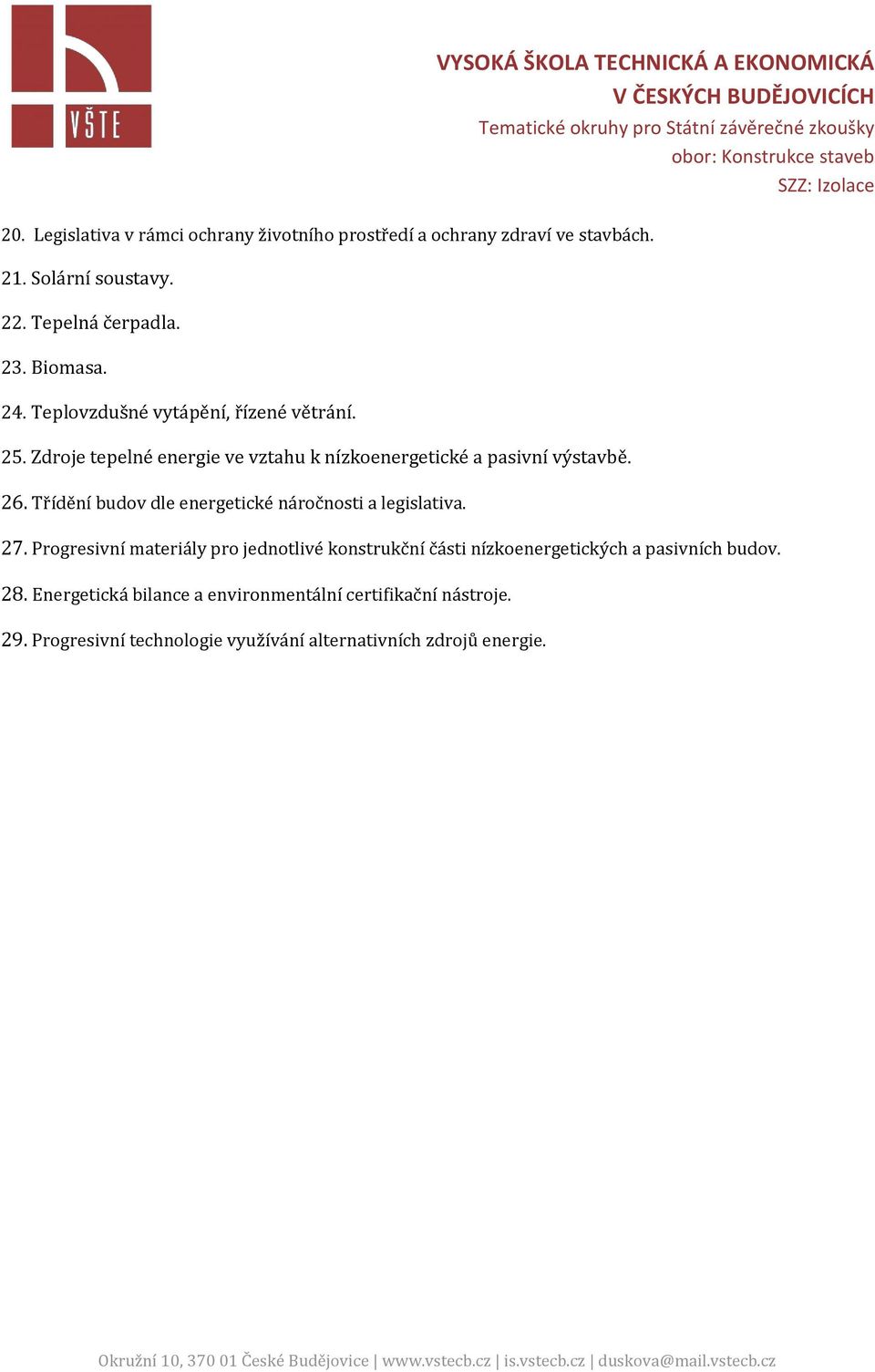 Třídění budov dle energetické náročnosti a legislativa. 27.