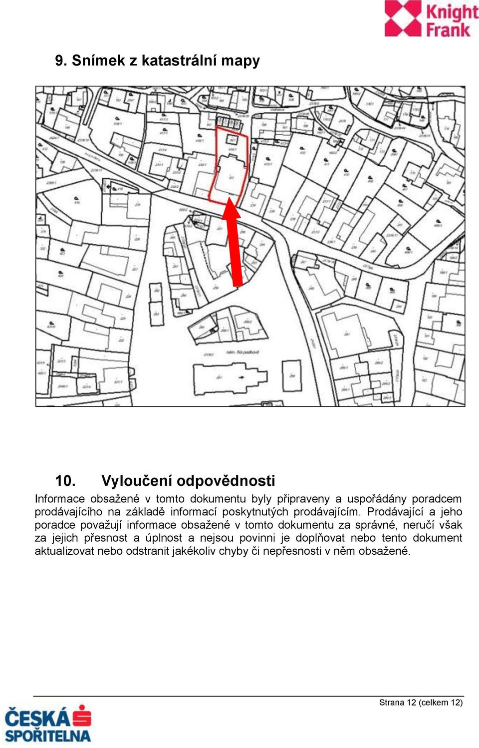 základě informací poskytnutých prodávajícím.