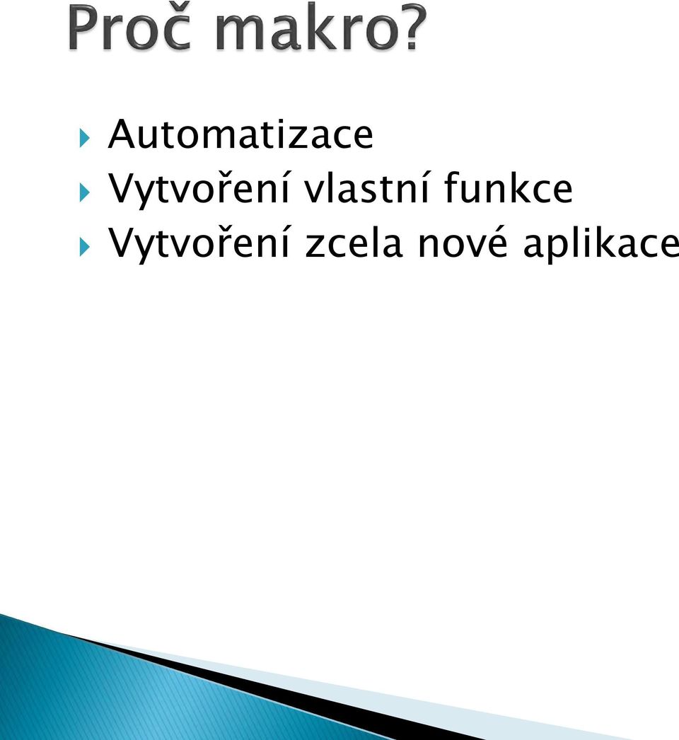 vlastní funkce 