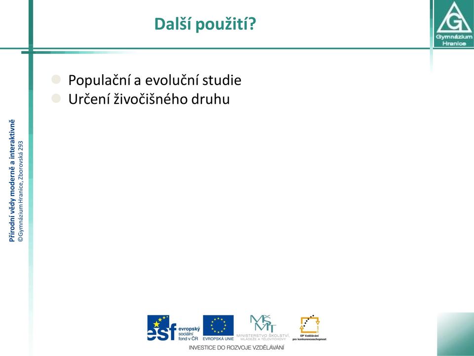 evoluční studie