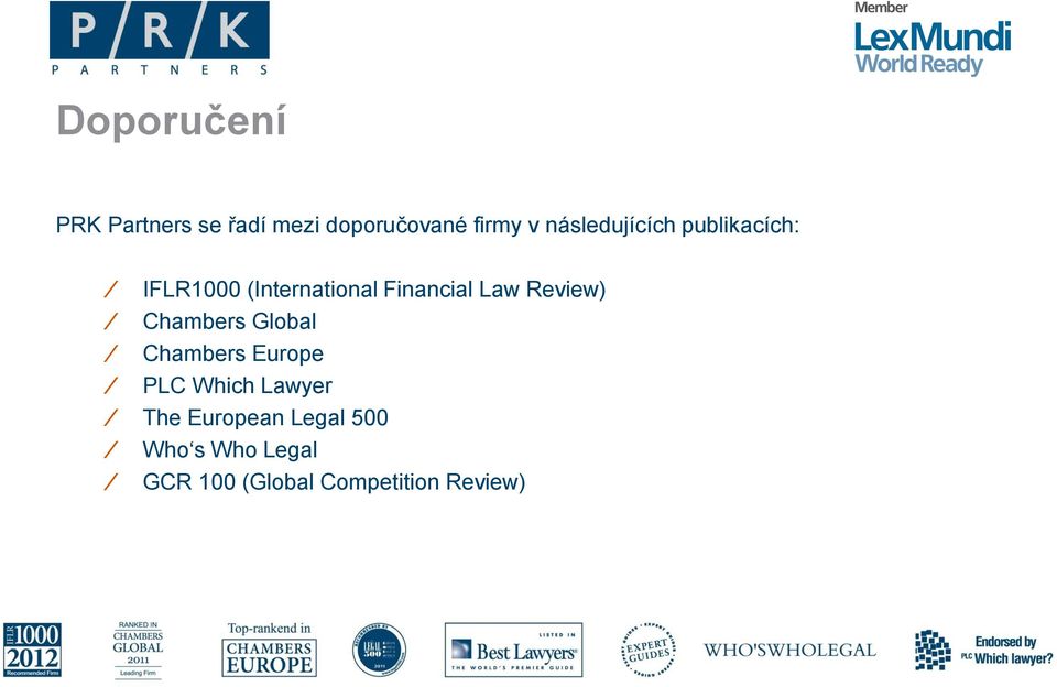 Law Review) Chambers Global Chambers Europe PLC Which Lawyer