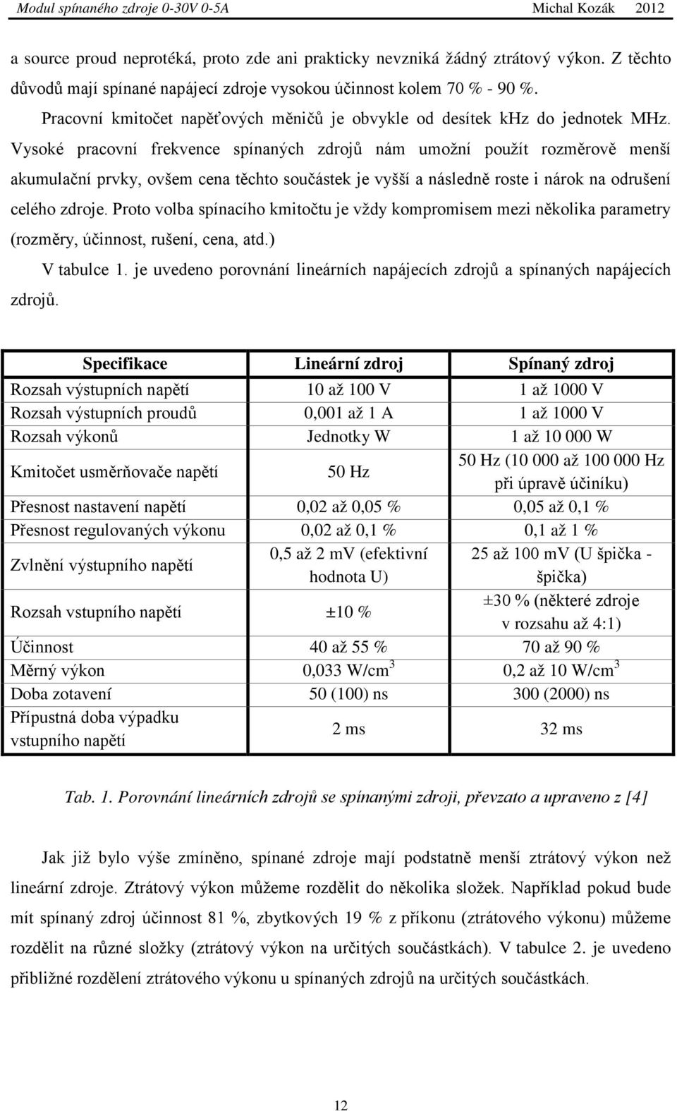 Vysoké pracovní frekvence spínaných zdrojů nám umožní použít rozměrově menší akumulační prvky, ovšem cena těchto součástek je vyšší a následně roste i nárok na odrušení celého zdroje.