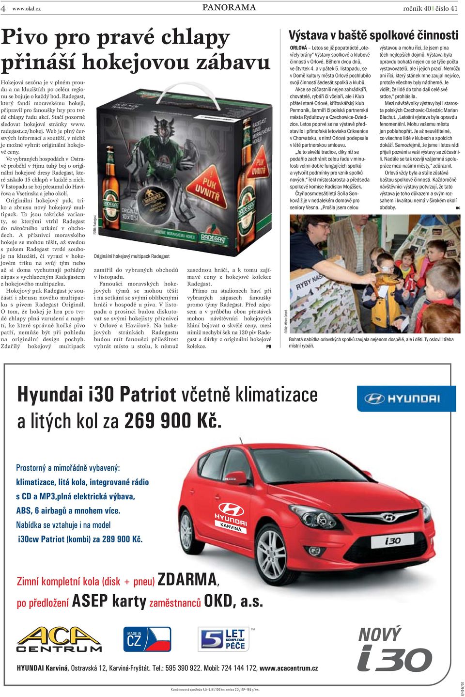 Web je plný čerstvých informací a soutěží, v nichž je možné vyhrát originální hokejové ceny.