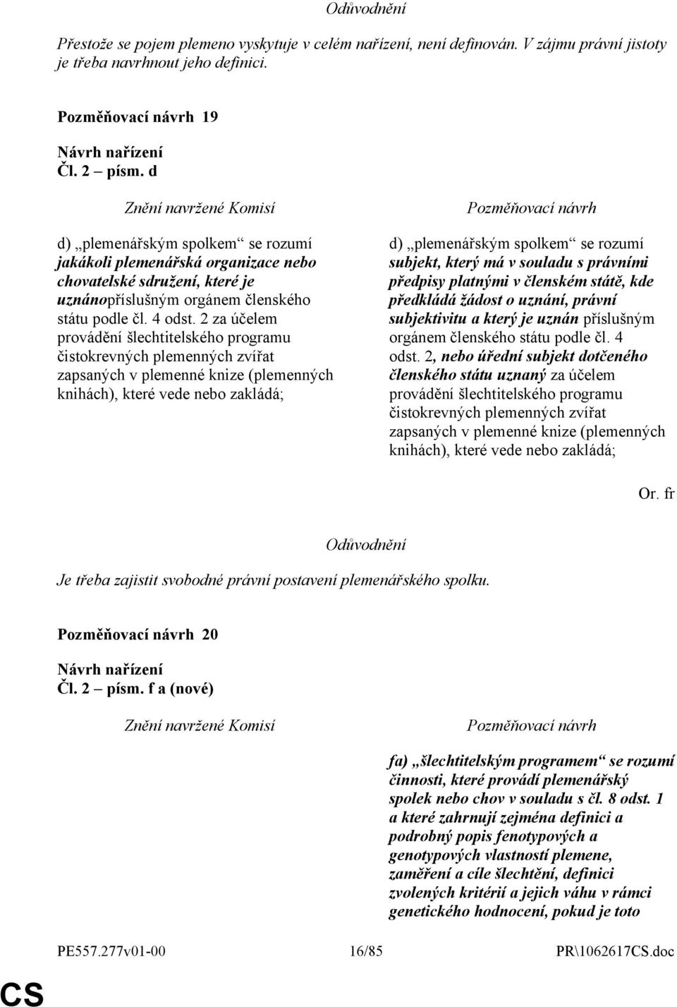 2 za účelem provádění šlechtitelského programu čistokrevných plemenných zvířat zapsaných v plemenné knize (plemenných knihách), které vede nebo zakládá; d) plemenářským spolkem se rozumí subjekt,