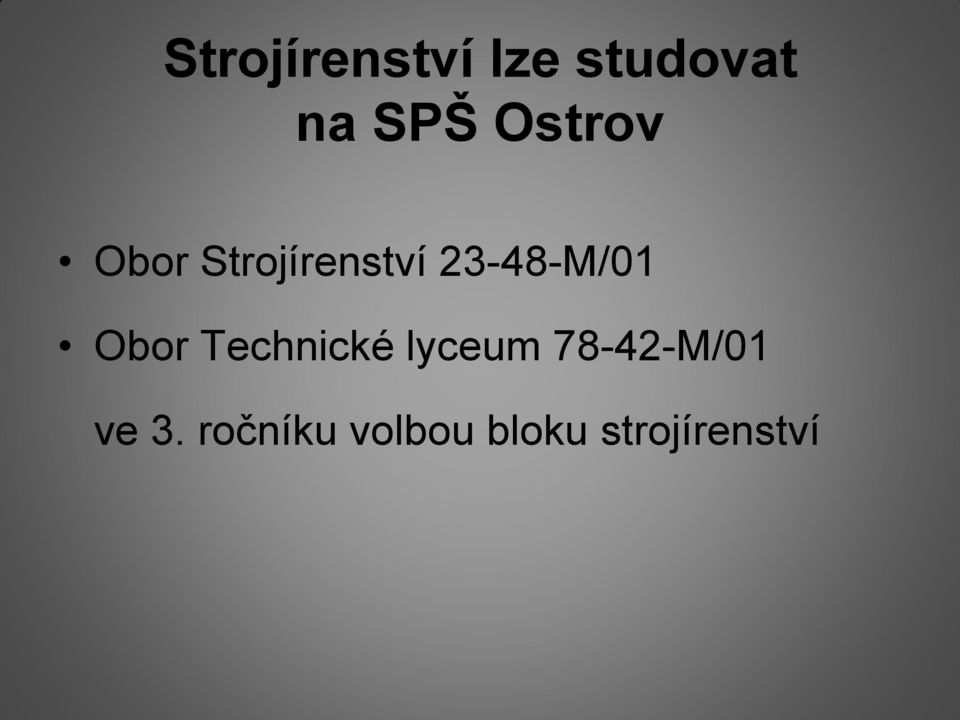 23-48-M/01 Obor Technické lyceum