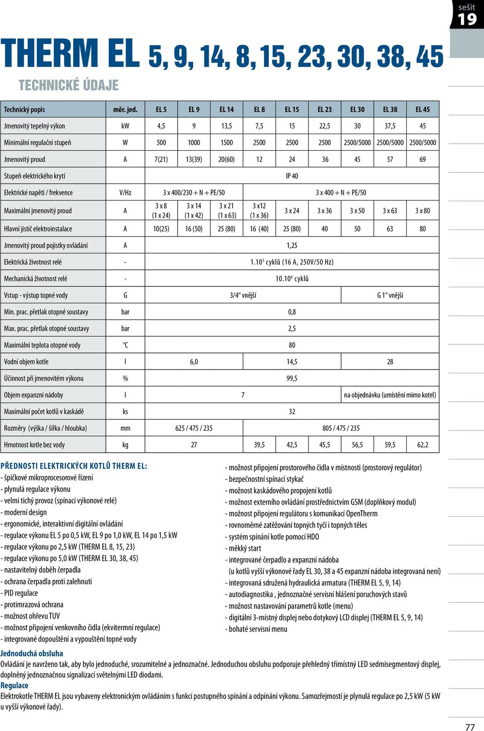 Jmenovitý proud A 7(21) 13(39) 20(60) 12 24 36 45 57 69 Stupeň elektrického krytí IP 40 Elektrické napětí / frekvence V/Hz 3 x 400/230 + N + PE/50 3 x 400 + N + PE/50 Maximální jmenovitý proud A 3 x