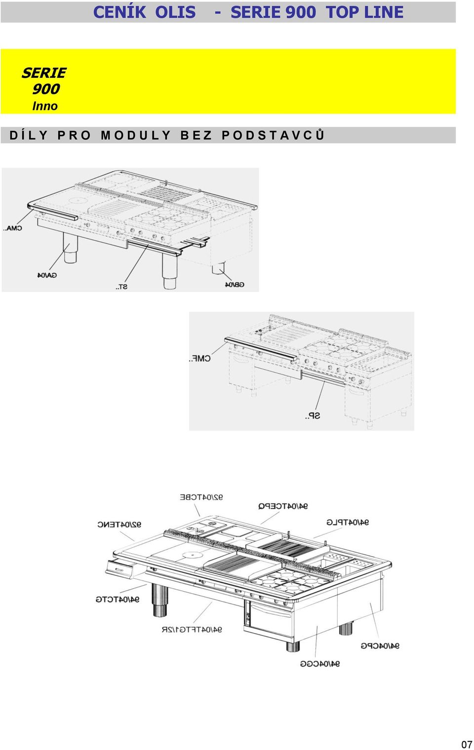 CENÍK OLIS - SERIE 900 TOP LINE - PDF Stažení zdarma