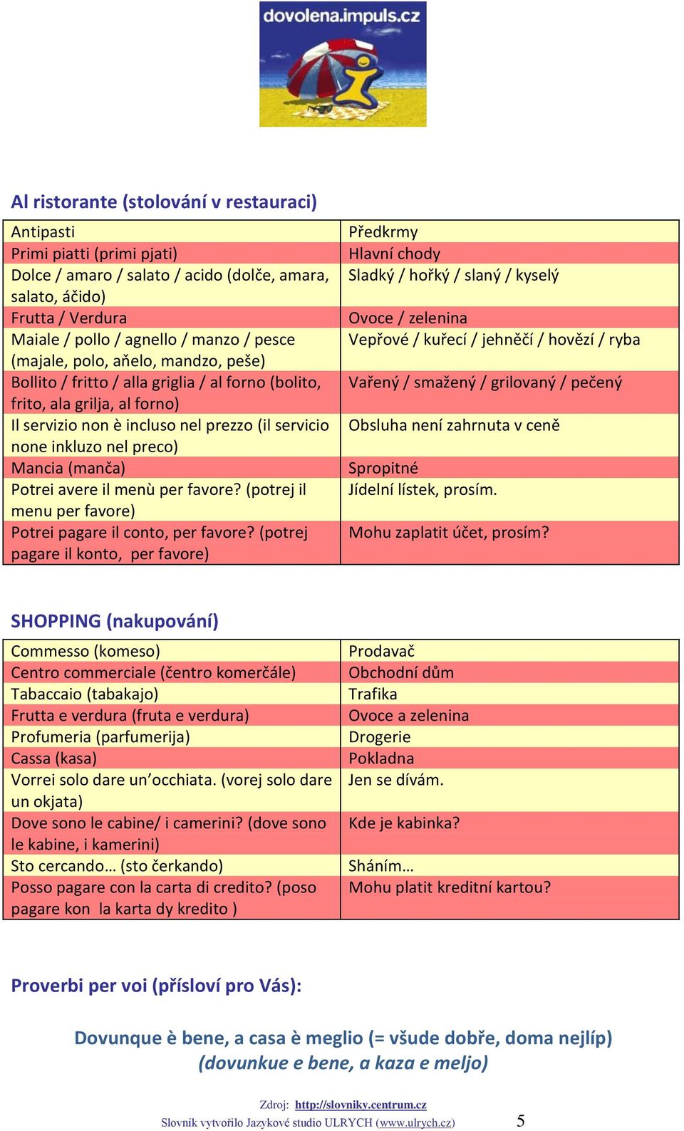 (manča) Potrei avere il menù per favore? (potrej il menu per favore) Potrei pagare il conto, per favore?