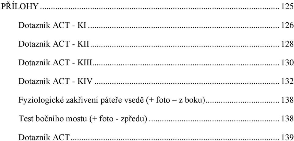 .. 132 Fyziologické zakřivení páteře vsedě (+ foto z boku).